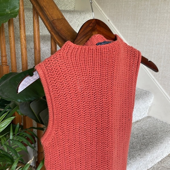 Takeout Boho Knit Rustic Orange Top Small - Picture 3 of 11